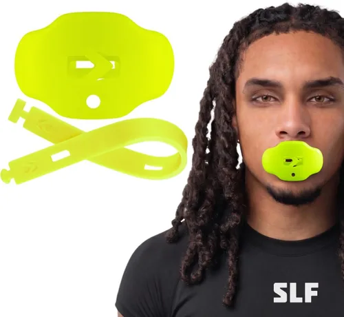 Vista 19 de SLEEFS Protector Bucal de Fútbol - Protector Bucal para Adultos/Jóvenes con Correa - Protector de Labios/Dientes - Sin Hervir - para Negro