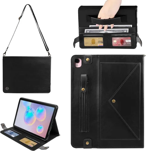 Vista 107 de Funda tipo bolso para iPad mini de 5ª/4ª/3ª/2ª/1ª generación de 7.9 pulgadas, Techcircle funda ligera tipo folio con soporte bandolera con billetera