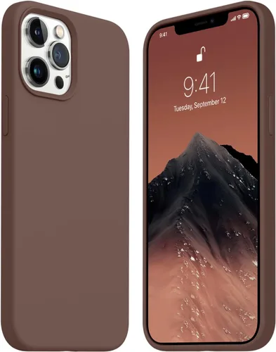 Vista 52 de JELE Funda a prueba de golpes diseñada para iPhone 11, funda de teléfono de silicona líquida con [forro de microfibra suave antiarañazos]