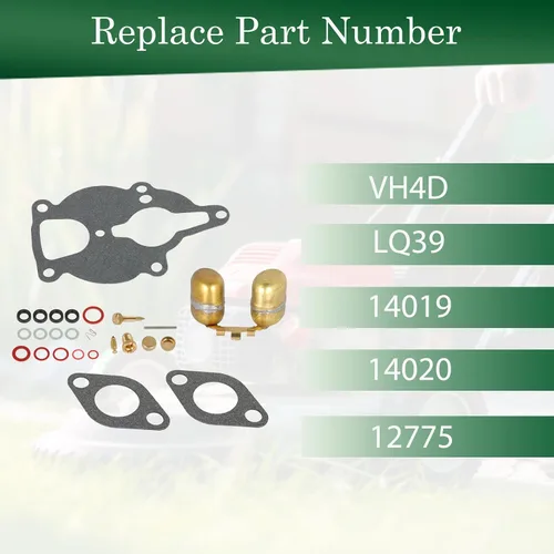 Vista 6 de Autoparts - Kit de carburador para motor Wisconsin VH4D VHD TJD, sustituye a LQ39