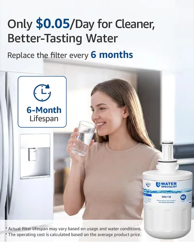 Vista 7 de Waterspecialist Reemplazo del filtro de agua WS611B para Samsung® DA29
