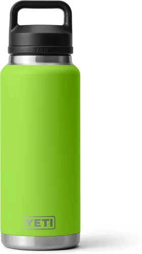 Vista 15 de YETI Rambler - Botella de 36 onzas, aislada al vacío, a prueba de fugas, de acero inoxidable con tapón para sorbos Negro