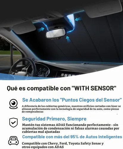 Vista 5 de Pigenius Parasol de parabrisas para Mazda 3 2019-2025 (Sedan/Hatchback), acabado plateado metálico Brushed Silver