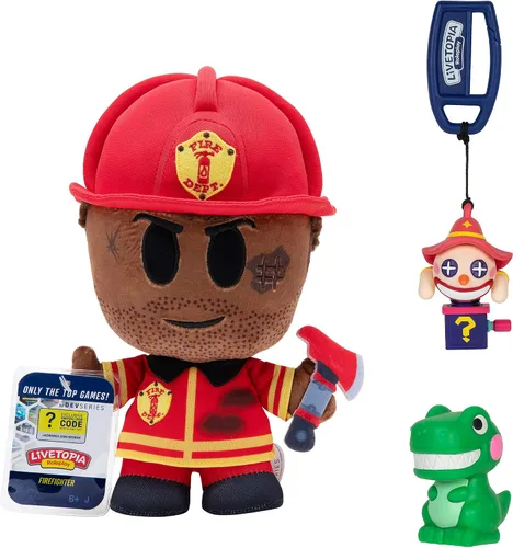 Vista 9 de DevSeries Arsenal Paquete de Coleccionista - Tres códigos de artículo virtual exclusivos con Rex azul de peluche, Froggy Squooshems y Monky Hanger