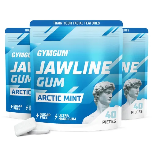 Vista 9 de Gymgum Goma para la Línea de la Mandíbula Goma de Masticar Dura para Fuerza de la Mandíbula Entrena tus Rasgos Faciales - Goma para Mandíbula
