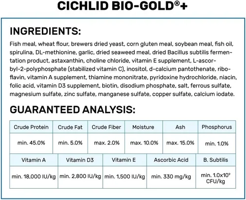Vista 3 de Hikari Pellets flotantes y cíclidos biológicos de 8.8 onzas, medianos