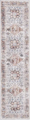 Vista 20 de Unique Loom Yara Collection - Sunil - Alfombra rectangular (2 x 3 pies, rectangular, marfil almendra/negro)