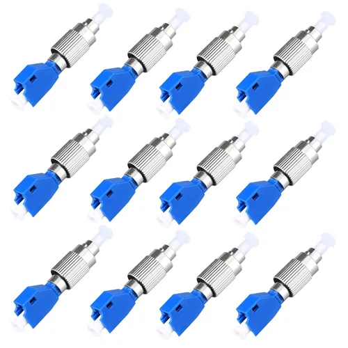 Vista 17 de Conector de fibra óptica, FC macho a LC hembra híbrido adaptador convertidor de fibra óptica compatible con medidor de potencia óptica localizador