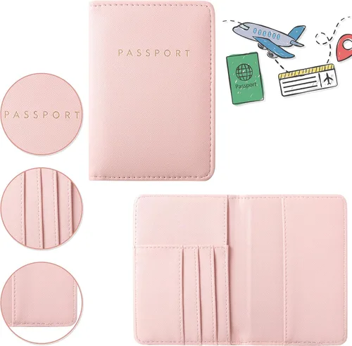 Vista 3 de 2 fundas para pasaporte nupcial, cartera de viaje, funda para pasaporte
