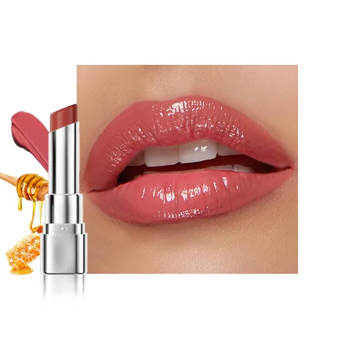 Vista 18 de Tinte labial marrón oscuro con tinte de miel, bálsamo labial, brillo labial, lápiz labial, tintes labiales hidratantes transparentes, color labial