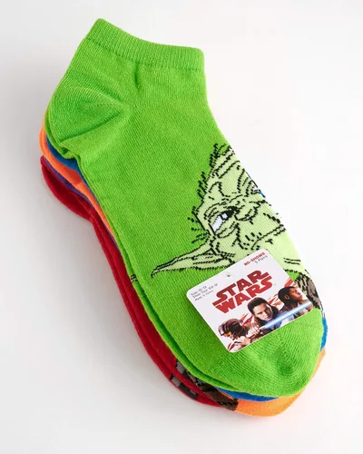 Vista 2 de STAR WARS Men's 5 Pack No Show Socks