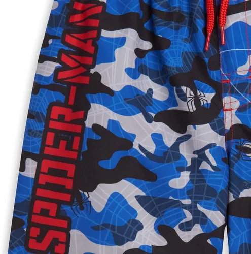 Vista 4 de Marvel Spider-Man Avengers Swim Trunks Bathing Suit Toddler to Big Kid