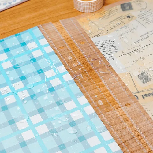 Vista 6 de Protectores de páginas de álbumes de recortes de 12 x 12 pulgadas, paquete de 50 unidades, pesados, carpeta de recortes y páginas de repuesto