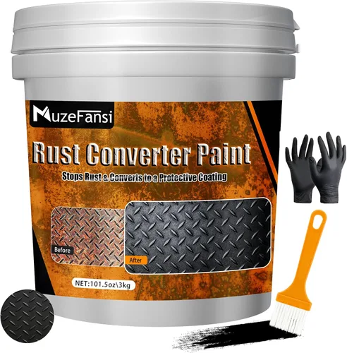 Vista 8 de Pintura para Metal, Convertidor de Óxido y Imprimación de Metal 34.8 oz – Recubrimiento Anti-Óxido, Pintura Antioxidante Encapsuladora para Máximo