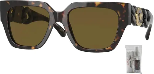 Vista 2 de Versace VE4409F Square Sunglasses for Women BUNDLE With Designer iWear Complimentary Eyewear Kit