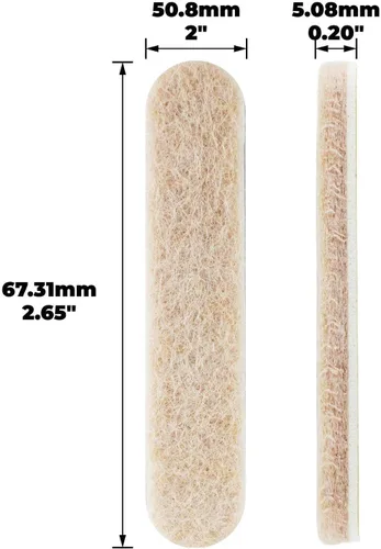 Vista 7 de Cobija de fieltro precortado antiadherente, Beige, 4719295N