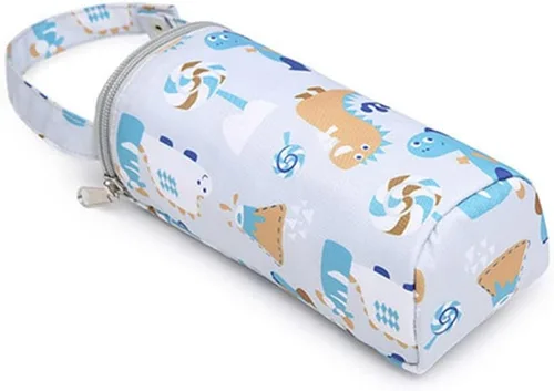 Vista 5 de Calentador de agua de leche, bolsa aislada para bebés, calentador de biberón de lactancia para bebé, bolsa de biberón preservada para viajes