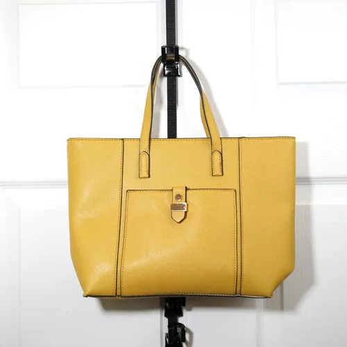 Vista 6 de Perfect Curve Organizador de Bolso y Monedero Sostiene hasta 9 Bolsos Organizador Sobre Puerta para Bolsos y Monederos Clips Ajustables 1