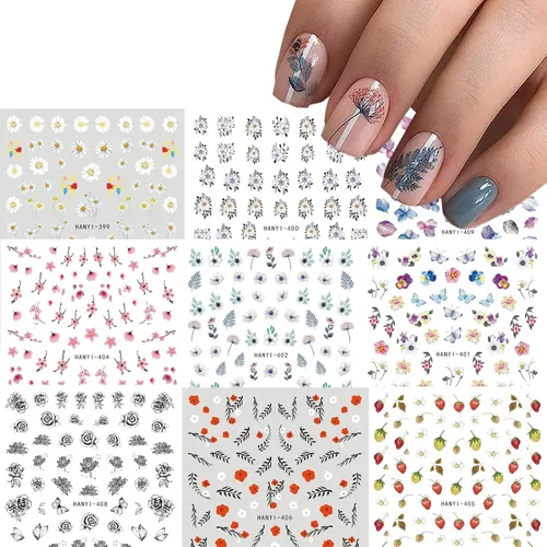 Vista 3 de Baoximong Calcomanías de uñas 3 (Calcomanías de uñas 03)