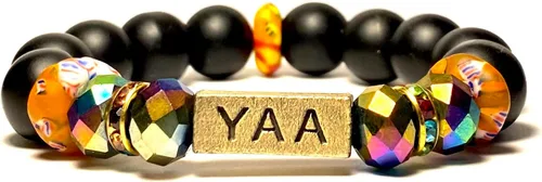 Vista 49 de Pulseras africanas tradicionales con nombre nacido en el día para mujeres de Ghana, materiales naturales, ajuste cómodo y holgado