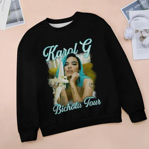 Vista 3 de PAPERBAGS Sweatshirt Womens Graphic Crewneck Long Sleeve Sweatshirts Casual Pullover Tops