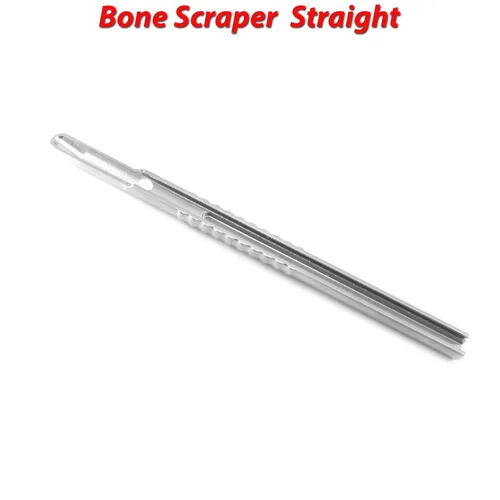 Vista 2 de MEDSPO Recolector profesional de raspadores de huesos dentales Raspador de injerto de implantes curvados de mano con cuchillas Herramientas