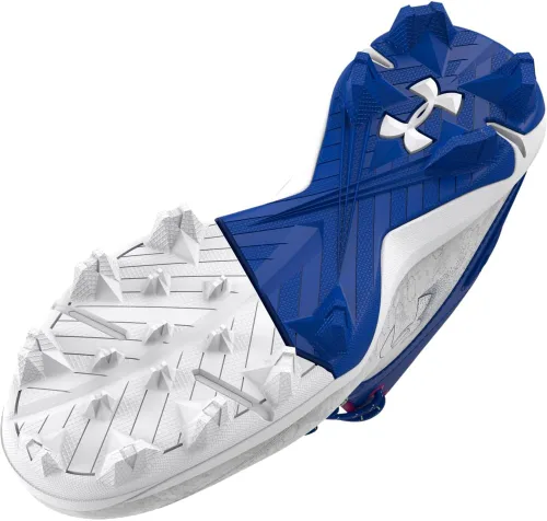 Vista 3 de Under Armour Harper 8 Mid TPU Jr - Tenis de béisbol unisex para niños