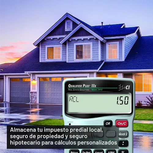 Vista 3 de Calculated Industries 3415 calculadora financiera Qualifier Plus IIIX Real Estate