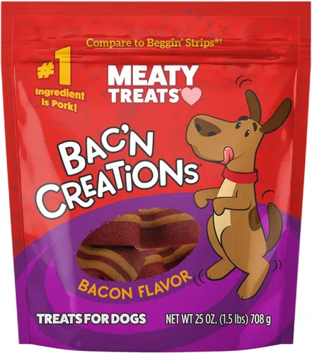 Vista 19 de Meaty Treats Bac'n Creations - Sabor a tocino, 40 onzas