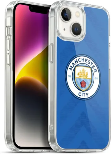 Vista 139 de Head Case Designs Funda de gel con licencia oficial del Manchester City Man City FC Away 2022/23 [protección de grado militar] compatible con Apple