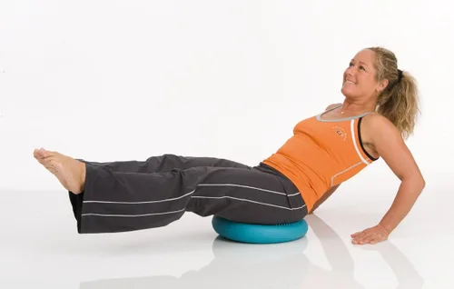 Vista 3 de TOGU Dynair Senso Ball Cushion Disco de equilibrio – Disco de fitness inflado para ejercicio central, almohadilla de equilibrio para silla