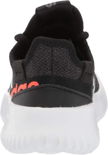 Vista 3 de adidas Kaptir 2.0 - Tenis de correr unisex para niños, Azul Rush-silver Metallic-flash Orange