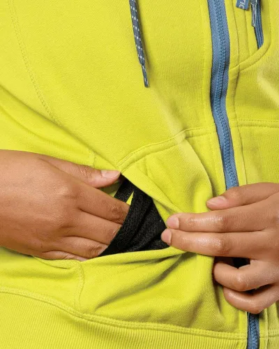 Vista 6 de RTIC Sudadera impermeable con cremallera para mujer, de manga larga, con cremallera, resistente al agua, ropa para exteriores
