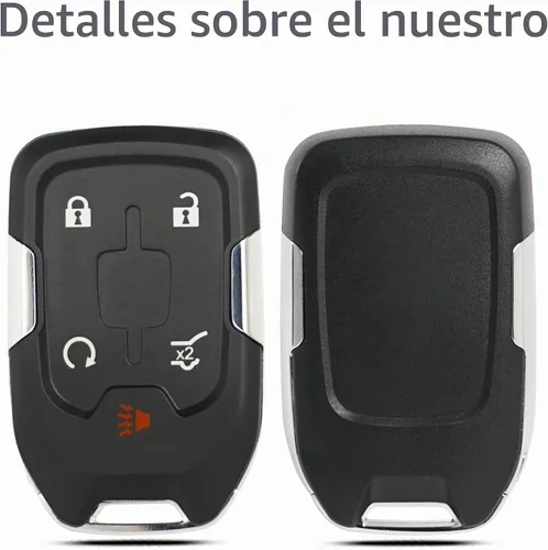 Vista 5 de SUPALAND Carcasa de Repuesto para Llavero Compatible con GMC Terrain Acadia 2017 2019 2020 2021 2022 2023 Control Remoto de Entrada sin Llave