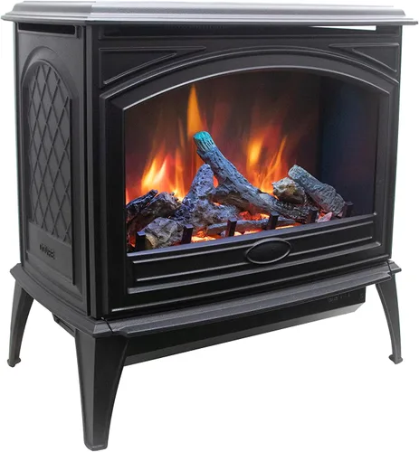Vista 5 de Chimenea eléctrica interior Freestand de hierro fundido E-50