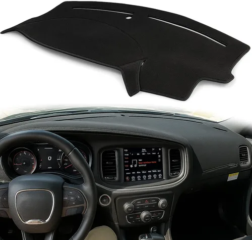 Vista 24 de Cubierta para tablero a medida para Dodge Ram 1500 2500 3500 1998 1999 2000 2001, cubierta para salpicadero, protector de tapete para salpicadero