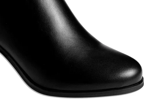 Vista 8 de ANN CREEK Botas de equitación con triple hebilla y diseño de moda 'Tarum' para mujer