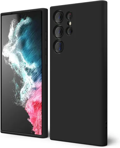 Vista 77 de oakxco Funda para teléfono Samsung Galaxy S8 de silicona líquida, delgada y fina de gel de goma suave TPU cubierta protectora simple llana