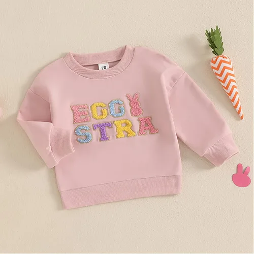 Vista 118 de Traje de San Valentín para bebé, niña, niño, traje de San Valentín, sudadera de manga larga con estampado de corazón