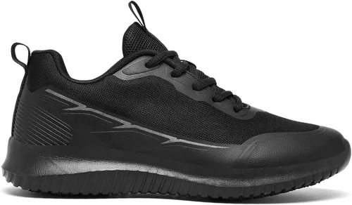 Vista 9 de ENLEN&BENNA TRM - Zapatos antideslizantes para hombre, cómodos, antideslizantes, para trabajo de pie durante mucho tiempo, para restaurante, cocina