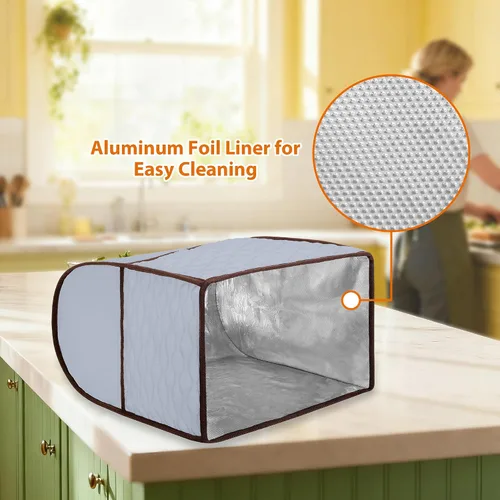 Vista 2 de YARWO Cubierta para batidora de pie compatible con mezclador KitchenAid con Gris