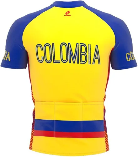 Vista 3 de ScudoPro Colombia - Camiseta de ciclismo de manga corta para hombre