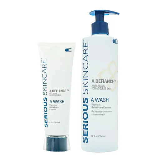 Vista 3 de Serious Skincare Limpiador facial exfoliante suave con vitamina A Wash con retinol, papaya, extracto de Avena Sativa, lavado facial purificante