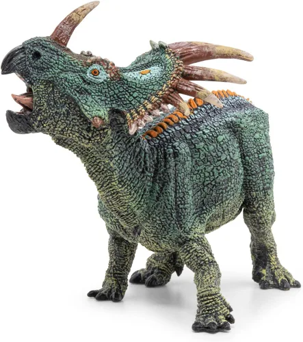 Vista 5 de Papo - Figura realista de dinosaurio de Styracosaurus - A partir de 3 años - Colección de dinosaurios - Juego educativo de dinosaurio herbívoro