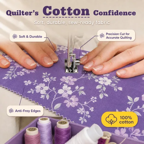 Vista 6 de Jelly Roll - 40 tiras de 2.5 x 44 pulgadas Paquetes de tiras de algodón – Tela acolchada perfecta para coser, proyectos de edredón precortados