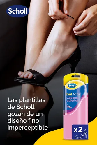 Vista 3 de Scholl Gel Activ - Plantillas para zapatos abiertos, 1 par