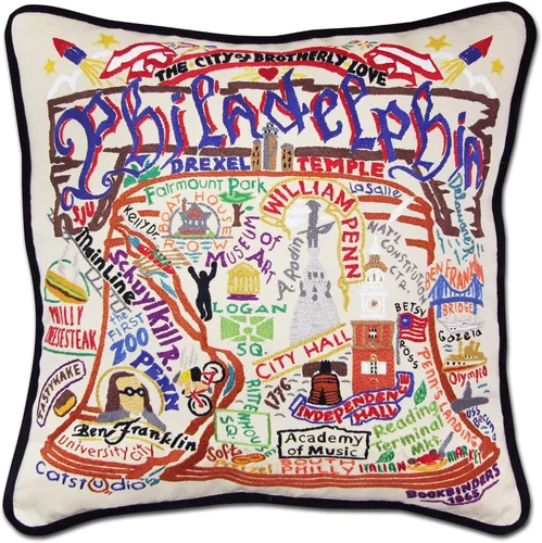 Vista 85 de Catstudio Portland (Oregon) - Almohada decorativa bordada