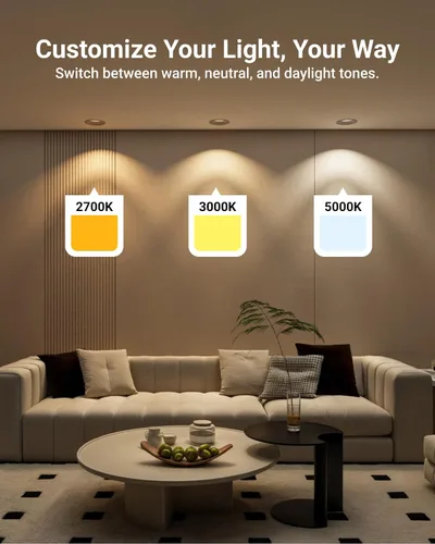 Vista 3 de Sunco - Paquete de 12 bombillas LED BR30, bombillas empotradas, bombilla de inundación para interiores, 850 LM, 11 W (equivalente a 65 W), CCT 3000k