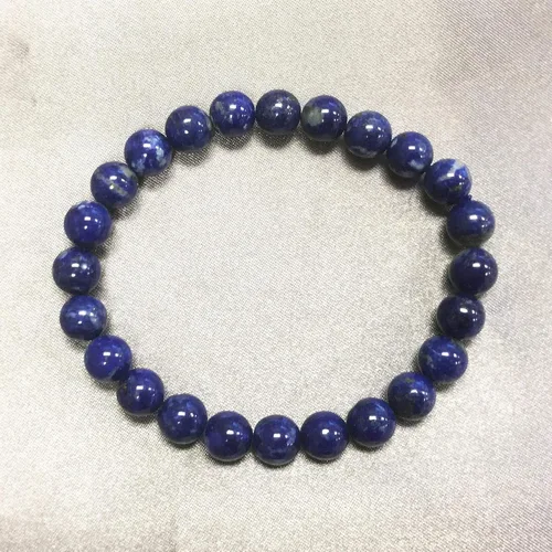 Vista 640 de Gem Avenue Handmade Round Bead Stretch Bracelet Unisex Natural Stone Beaded Jewelry for Men & Women, Elastic Wristband for Daily Wear