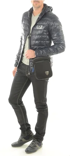 Vista 4 de Emporio Armani Chaqueta con capucha para hombre Train Core Down